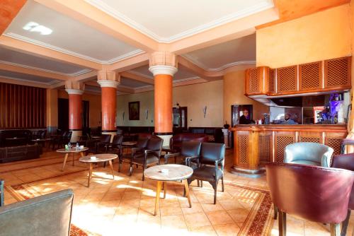 Shared lounge/TV area, Hotel Bellerive in Anfa Shared lounge/TV area, Hotel Bellerive in Anfa