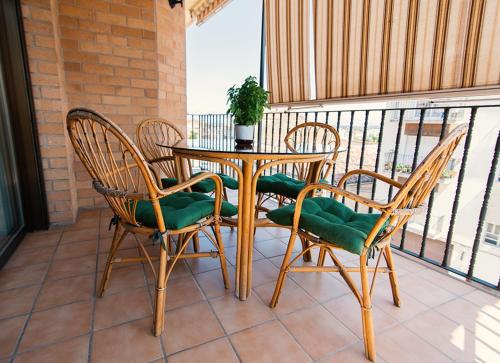 balkon/terras, Apartamentos Maribel in Calaceite balkon/terras, Apartamentos Maribel in Calaceite