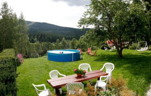 Garden, Pension Simona in Harrachov Garden, Pension Simona in Harrachov