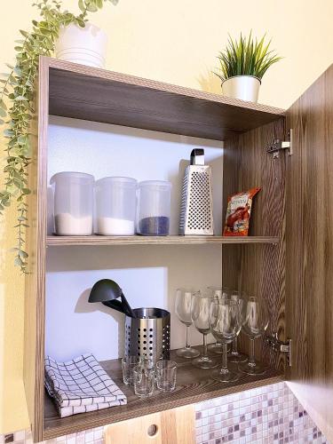 Kitchen, Сканди - студио с видом на воду in Tsentralny Kitchen, Сканди - студио с видом на воду in Tsentralny