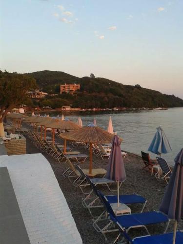Beach, Delfini Hotel in Menidion Beach, Delfini Hotel in Menidion