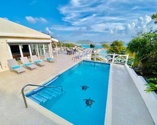 View, SXM King Size Villa with 4 Rooms and 4 Bathrooms in Little Bay View, SXM King Size Villa with 4 Rooms and 4 Bathrooms in Little Bay