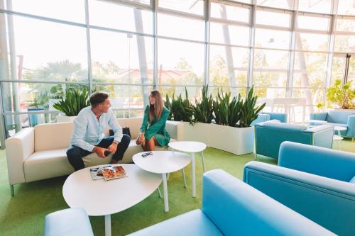 Lobby, Novotel Venezia Mestre Castellana Hotel in Venice Lobby, Novotel Venezia Mestre Castellana Hotel in Venice