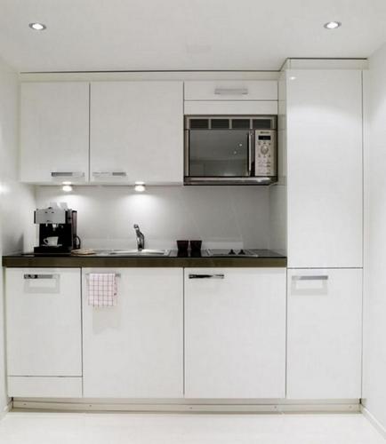 Kitchen, VISIONAPARTMENTS Binzmuhlestrasse 46 - contactless check-in near Hallenstadion Kitchen, VISIONAPARTMENTS Binzmuhlestrasse 46 - contactless check-in near Hallenstadion