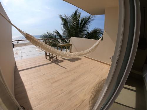 Terraza/balcón, Hotel Kundalini in Montañita Terraza/balcón, Hotel Kundalini in Montañita