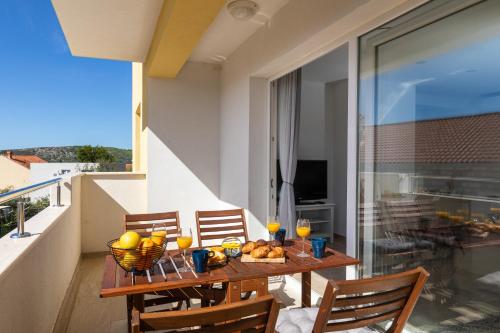 Erkély/terasz, Amarillo Apartments in Brasina Erkély/terasz, Amarillo Apartments in Brasina