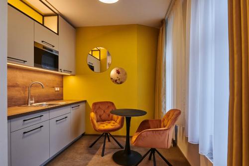 廚房, Hotel Alfréd a Hermína (Hotel Alfred a Hermina) in 奧洛穆克市中心 廚房, Hotel Alfréd a Hermína (Hotel Alfred a Hermina) in 奧洛穆克市中心