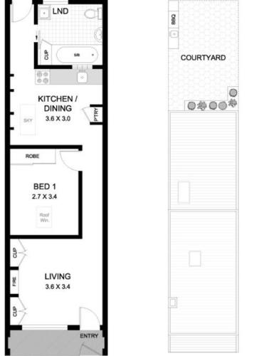 Floor plans, Enjoy Newtown's colours - Gowrie Terrace in Newtown Floor plans, Enjoy Newtown's colours - Gowrie Terrace in Newtown