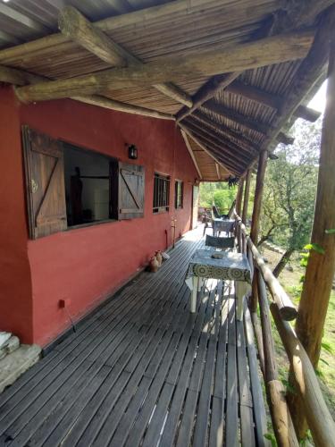 Balcony/terrace, Cabanas de montana "Alquimia en Las Cascadas" in Villa Serranita Balcony/terrace, Cabanas de montana "Alquimia en Las Cascadas" in Villa Serranita