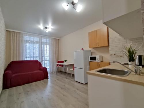 Kitchen, Апартаменты в центре (Сиверса) in Rostov On Don Kitchen, Апартаменты в центре (Сиверса) in Rostov On Don
