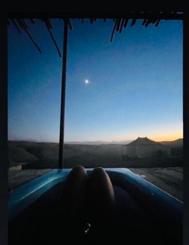 陽台/露台, 阿加菲豪華營地 (Agafay Luxury camp) in 埃娜維莎 陽台/露台, 阿加菲豪華營地 (Agafay Luxury camp) in 埃娜維莎