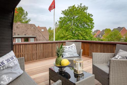 Balcony/terrace, Ferienwohnung Ben mit exklusiver Dachterrasse in Tinnum Balcony/terrace, Ferienwohnung Ben mit exklusiver Dachterrasse in Tinnum