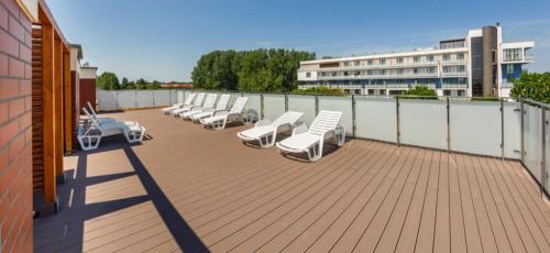 Erkély/terasz, Apartament Jarzębina (Apartament Jarzebina) in Kolobrzeg Erkély/terasz, Apartament Jarzębina (Apartament Jarzebina) in Kolobrzeg