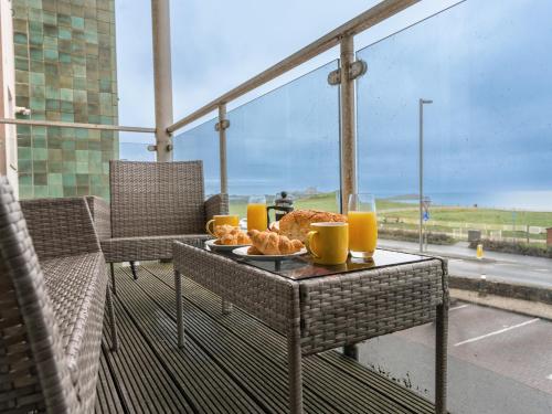 شرفة/ تراس, Whitewater View in Newquay Tretherras شرفة/ تراس, Whitewater View in Newquay Tretherras