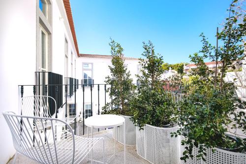 Balcony/terrace, MouraSuites Hotel in Evora Balcony/terrace, MouraSuites Hotel in Evora