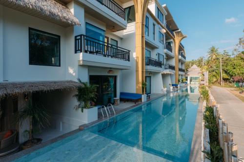 balkong/terrass, Baan Taranya Resort in Phang Nga balkong/terrass, Baan Taranya Resort in Phang Nga