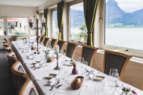 Banquet hall, Hotel Peter in St Wolfgang im Salzkammergut Banquet hall, Hotel Peter in St Wolfgang im Salzkammergut