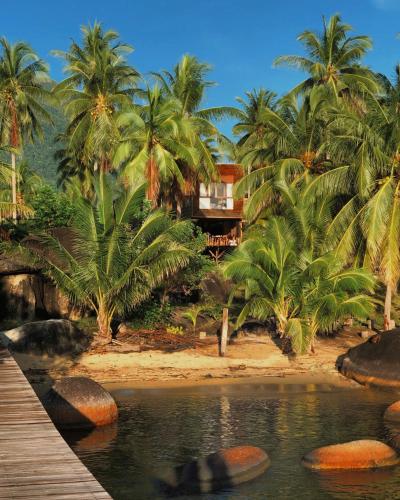 Garden, Natuna Dive Resort in Anambas Islands Garden, Natuna Dive Resort in Anambas Islands