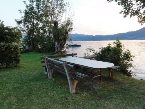 plaža, Ferienwohnungen Bachbauer in Weyregg Am Attersee plaža, Ferienwohnungen Bachbauer in Weyregg Am Attersee