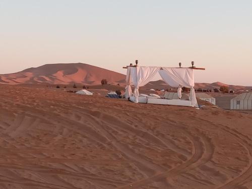 Exterior view, Akabar Luxury Desert Camp in Merzouga Exterior view, Akabar Luxury Desert Camp in Merzouga