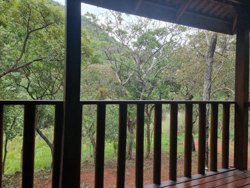 מרפסת, Waterfall Safari Lodge in גרובלרסדאל מרפסת, Waterfall Safari Lodge in גרובלרסדאל