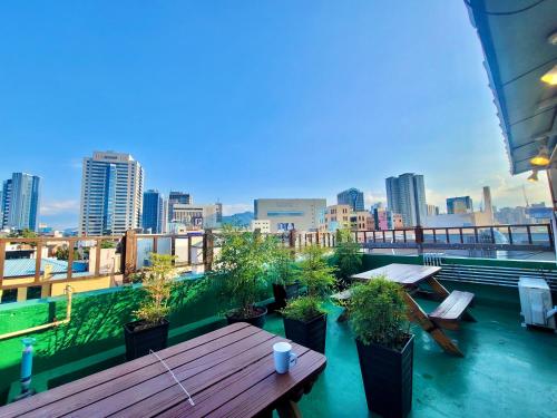 陽台/露台, 同理心民宿 (Empathy Guesthouse) in 大邱 陽台/露台, 同理心民宿 (Empathy Guesthouse) in 大邱