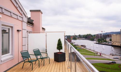 Балкон/тераса, Thon Hotel Høyers in Шиен Балкон/тераса, Thon Hotel Høyers in Шиен