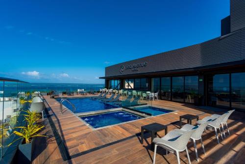 Swimming pool, Sea Avenue Hotel in San Andres Island Swimming pool, Sea Avenue Hotel in San Andres Island