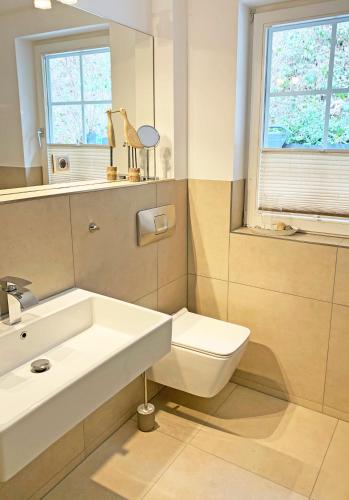 Bathroom, Landhaus am Sonnenberg in Bad Bertrich Bathroom, Landhaus am Sonnenberg in Bad Bertrich