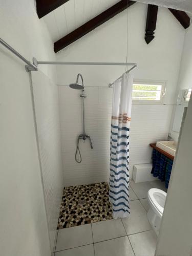 Salle de bain, Prune Café (Prune Cafe) in Deshaies Salle de bain, Prune Café (Prune Cafe) in Deshaies