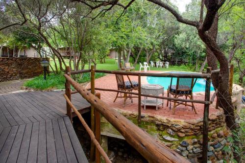 Balcony/terrace, Warthogs Bush Lodge in Magaliesburg Balcony/terrace, Warthogs Bush Lodge in Magaliesburg