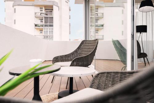 Varanda/terraço, Bay View Penthouse by Olala Homes in Cobre Varanda/terraço, Bay View Penthouse by Olala Homes in Cobre