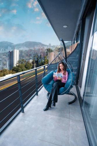 Balkon/teras, Melanj Airport Hotel in İstanbul Balkon/teras, Melanj Airport Hotel in İstanbul