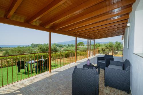 Erkély/terasz, At The Messinian's Bay in Agios Avgoustinos Erkély/terasz, At The Messinian's Bay in Agios Avgoustinos