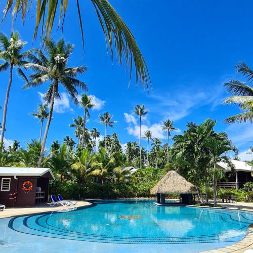 Swimming pool, Saletoga Sands Resort and Spa in Matatufu Swimming pool, Saletoga Sands Resort and Spa in Matatufu