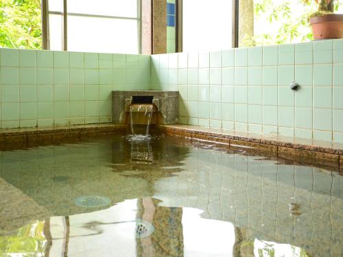 Hot spring bath, Onsen Minshuku Maruyaso in Fujikawaguchiko Hot spring bath, Onsen Minshuku Maruyaso in Fujikawaguchiko