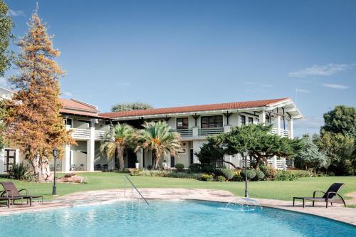 A szálláshely kívülről, Midgard Country Estate in Okahandja A szálláshely kívülről, Midgard Country Estate in Okahandja