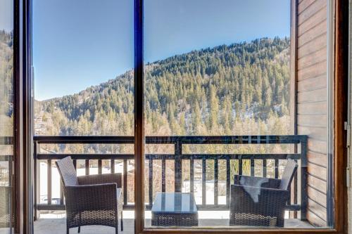 Erkély/terasz, Le Gentiana in Saint Nicolas La Chapelle Erkély/terasz, Le Gentiana in Saint Nicolas La Chapelle