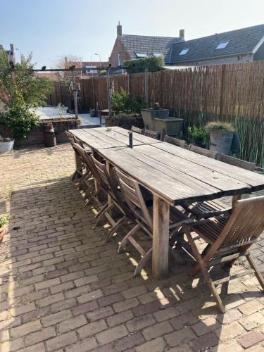 Erkély/terasz, Bij Ons Achter in Biggekerke Erkély/terasz, Bij Ons Achter in Biggekerke