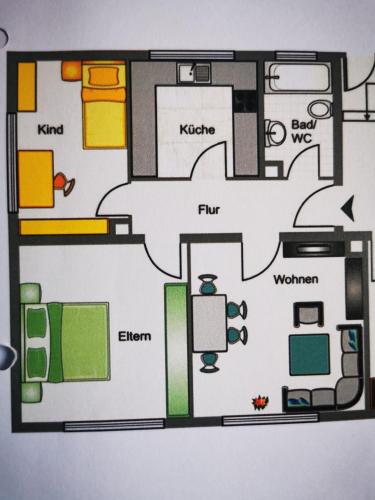 Floor plans, Ferienwohnung Gebauer in Hornbach Floor plans, Ferienwohnung Gebauer in Hornbach
