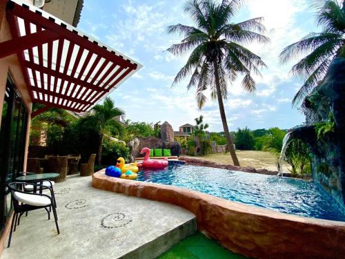 수영장, 보르 파이의 빌라 (200m², 침실 4개, 프라이빗 욕실 3개) (Baan I Dao poolvilla Huahin) in 보르 파이 수영장, 보르 파이의 빌라 (200m², 침실 4개, 프라이빗 욕실 3개) (Baan I Dao poolvilla Huahin) in 보르 파이