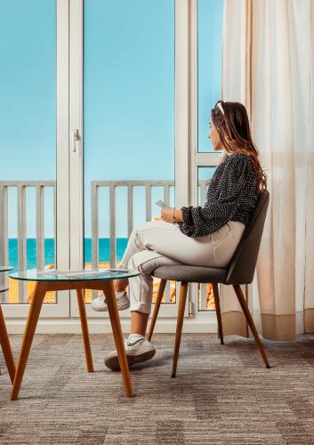 صالة مشتركة/ منطقة التلفزيون, Hotel Marina in Izola صالة مشتركة/ منطقة التلفزيون, Hotel Marina in Izola