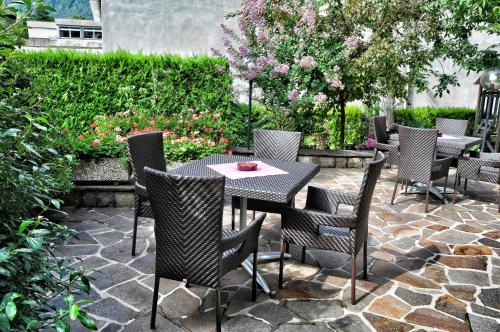 Terraza/balcón, Hotel Brunner in Meran Terraza/balcón, Hotel Brunner in Meran