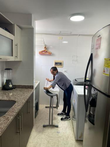 Kitchen, ALTO DEL FONCE APTO 402F in San Gil Kitchen, ALTO DEL FONCE APTO 402F in San Gil