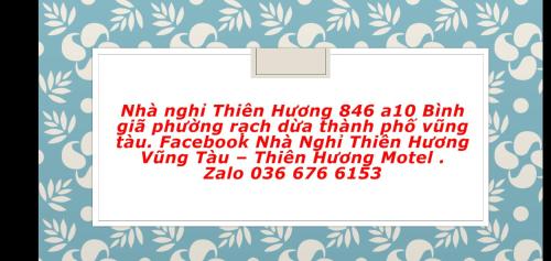 NHÀ NGHỈ THIÊN HƯƠNG (NHA NGHI THIEN HUONG) in Thang Nhat NHÀ NGHỈ THIÊN HƯƠNG (NHA NGHI THIEN HUONG) in Thang Nhat