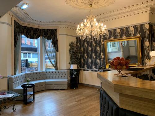 Lobby, Whites Hotel in Jesmond Lobby, Whites Hotel in Jesmond