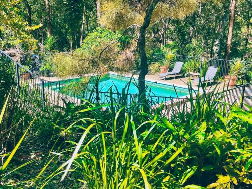 Swimming pool, Wallaby Ridge Retreat in Tamborine Mountain Swimming pool, Wallaby Ridge Retreat in Tamborine Mountain
