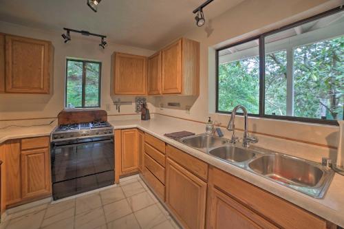 Kitchen, Tree-Lined Los Gatos Home with Spacious Deck! in Scotts Valley (CA) Kitchen, Tree-Lined Los Gatos Home with Spacious Deck! in Scotts Valley (CA)