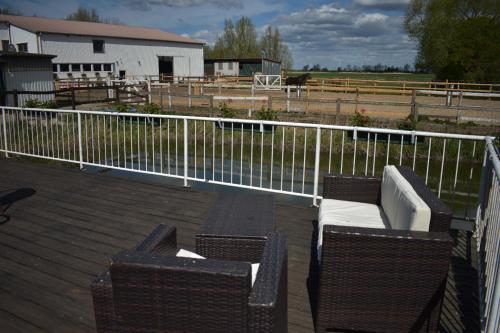 Balcony/terrace, Idylle auf dem Reiterhof bei Husum in Witzwort Balcony/terrace, Idylle auf dem Reiterhof bei Husum in Witzwort