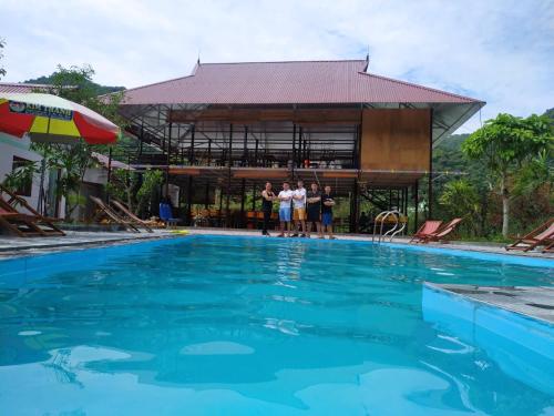 Swimming pool, Occult Lan Ha farmstay by CAT BA NATIONAL PARK HOMESTAY in Tran Chau Swimming pool, Occult Lan Ha farmstay by CAT BA NATIONAL PARK HOMESTAY in Tran Chau